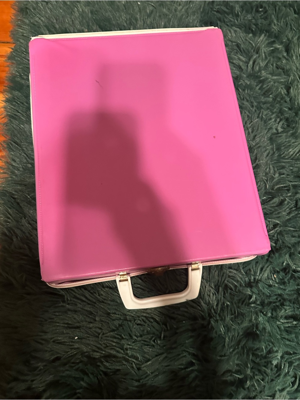Vintage 1970 Barbie Doll Case Pink Mod Floral Mattel Carrying Case - Picture 3 of 16